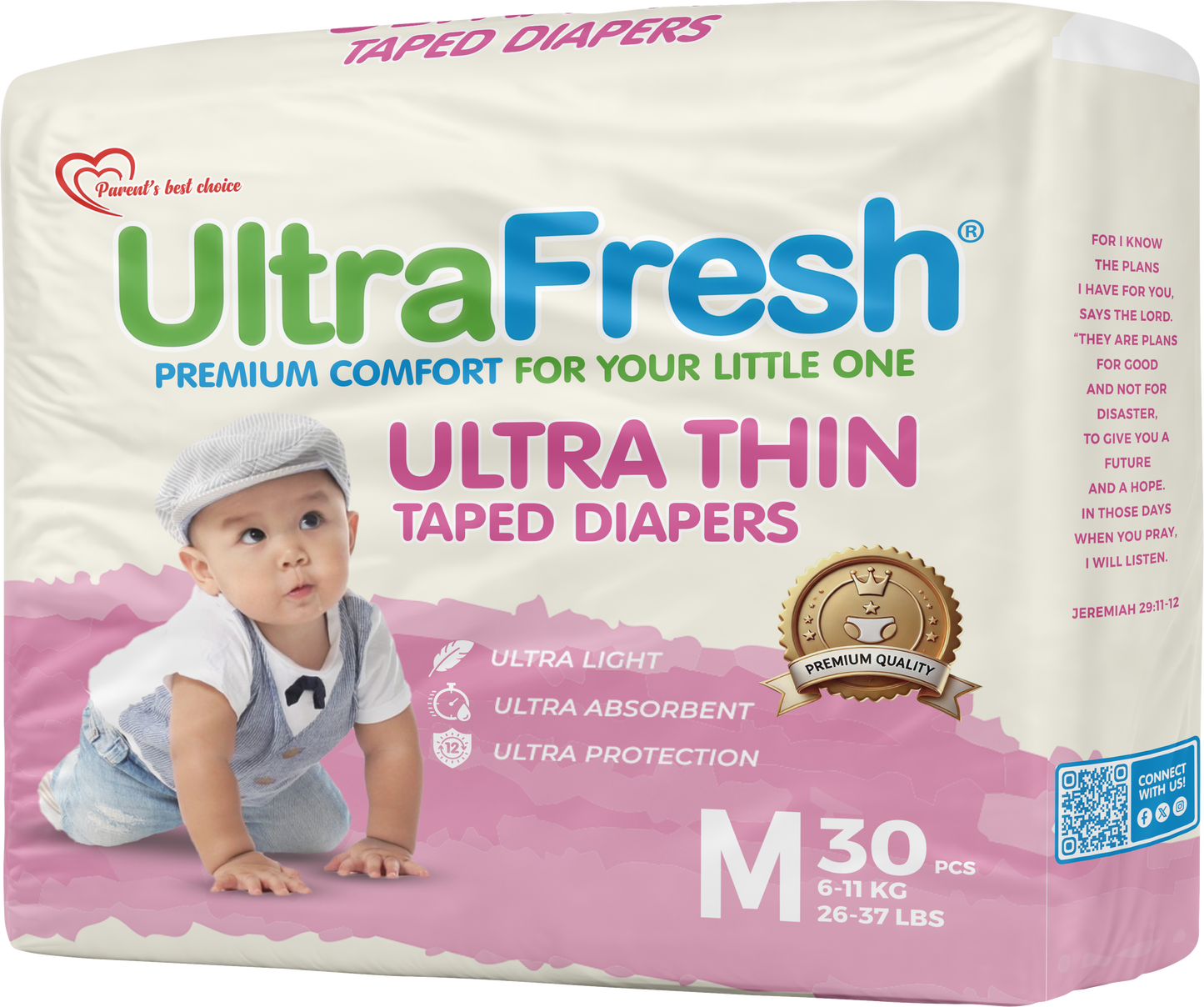 Ultrafresh Ultra Thin Tape Diaper