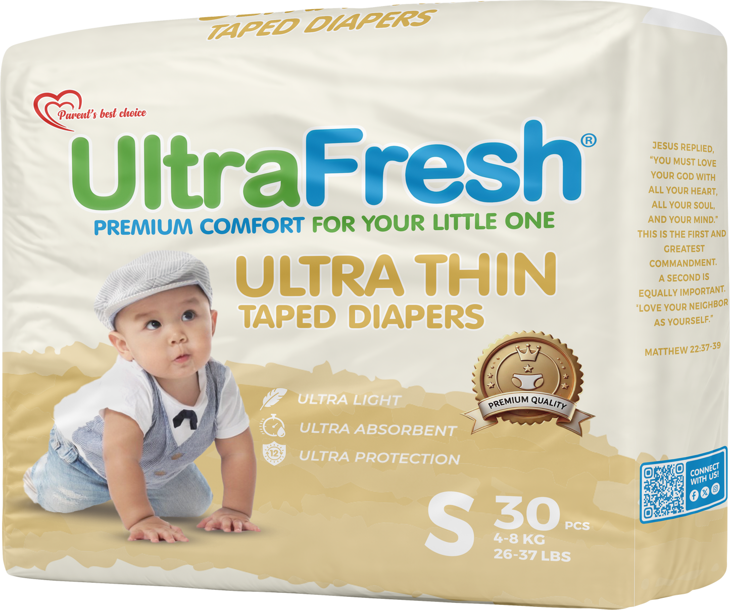 Ultrafresh Ultra Thin Tape Diaper