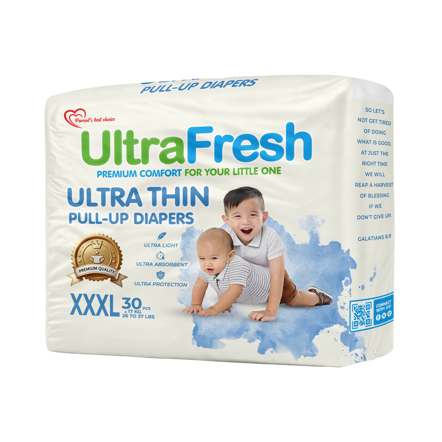 UltraFresh Ultra Thin Pull Up Diaper